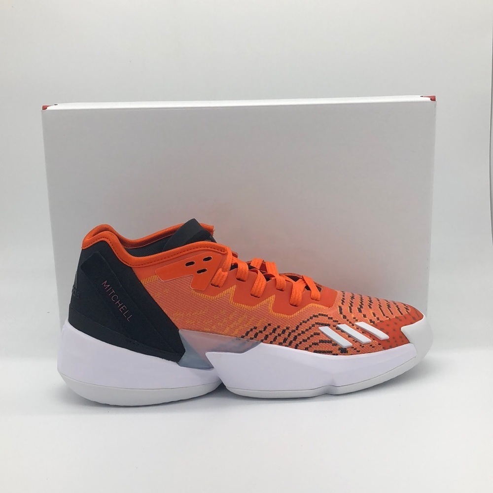 Adidas D.O.N. Issue #4 Donovan Mitchell Team Bright Orange HQ6216 size 8 - Picture 1 of 5